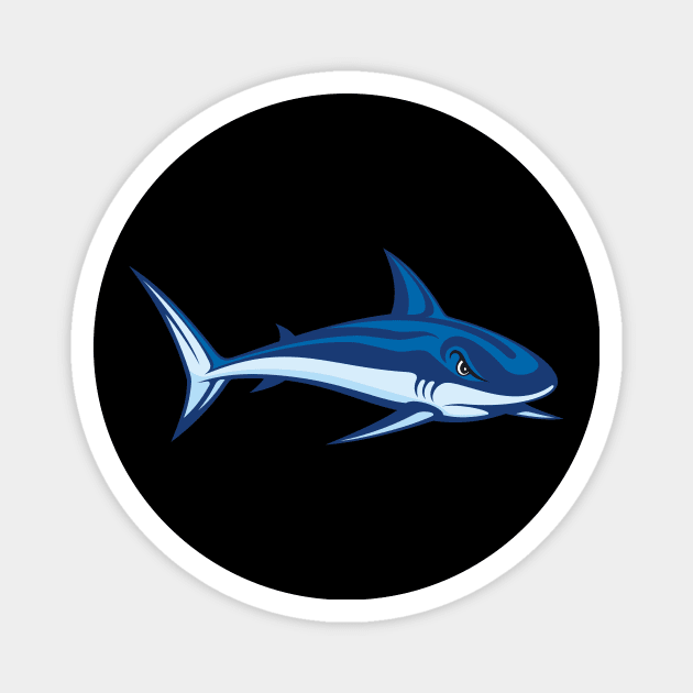 Shark Cartoon Magnet by sifis